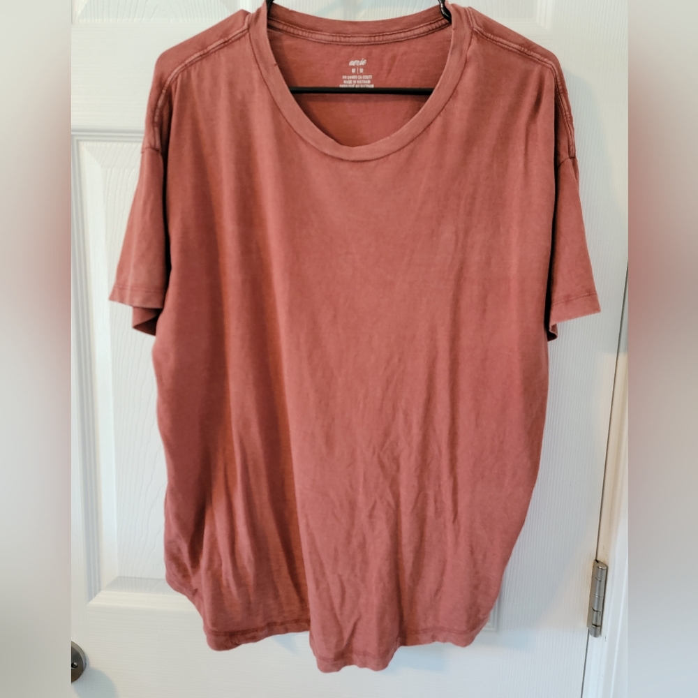 Medium Rust Orange Aerie Shirt